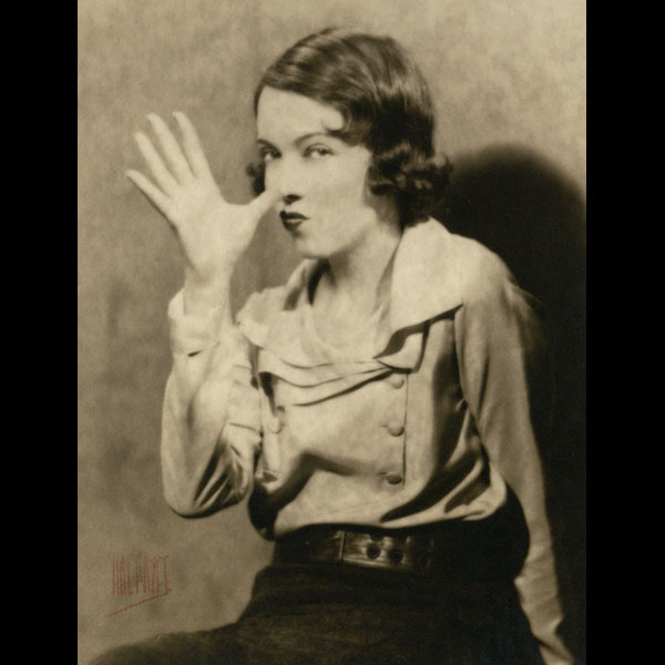 Adele Astaire Thumbing Nose, n.d.
