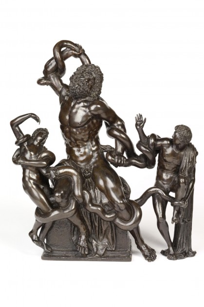 Laocoön and His Sons, 17th or 18th century. Bronze, 30 cm (height) x 26 cm (width).  Image courtesy of Victoria and Albert Museum, London, 2017