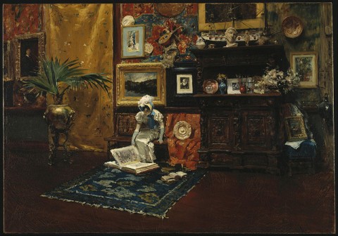 William Merritt Chase, "Studio Interior"