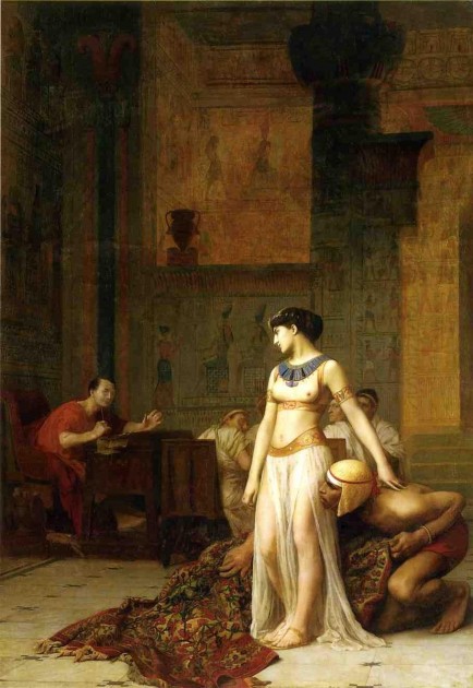 Jean-Leon Gérôme, "Cleopatra and Caesar," 1866