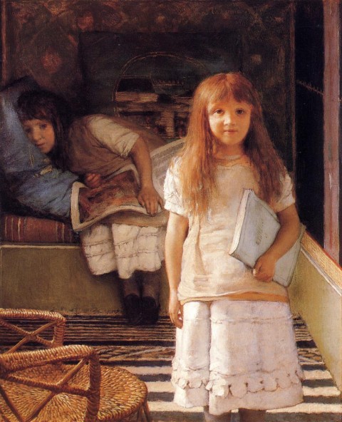 Lawrence Alma-Tadema, "This is Our Corner," 1872. Image courtesy Wikipedia
