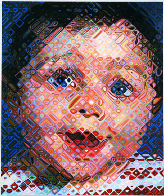Chuck Close, "Emma," 2000. Oil on canvas