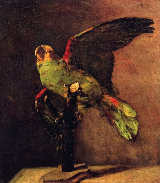 Vincent Van Gogh, "The-Green Parrot," 1886.