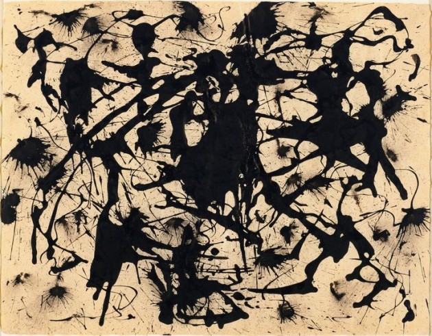 Jackson Pollock, Untitled, c. 1950 Museum of Modern Art