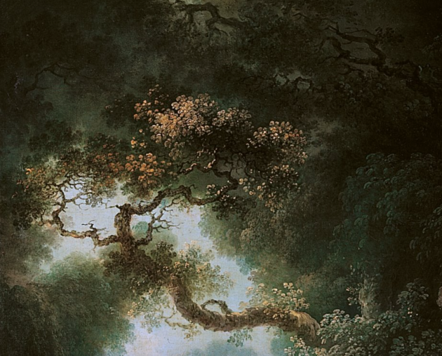 Fragonard, detail of "The Swing," 1767. Oil on canvas. Wallace Collection